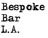 Bespoke Bar L.A.