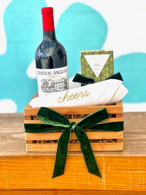 Custom Bordeaux and Chocolate Box - Bespoke Bar L.A.