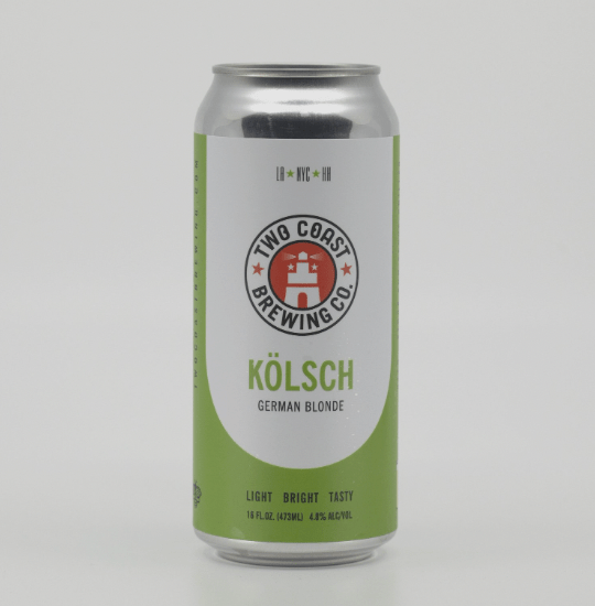 Two Coasts Kolsch Can - Bespoke Bar L.A.