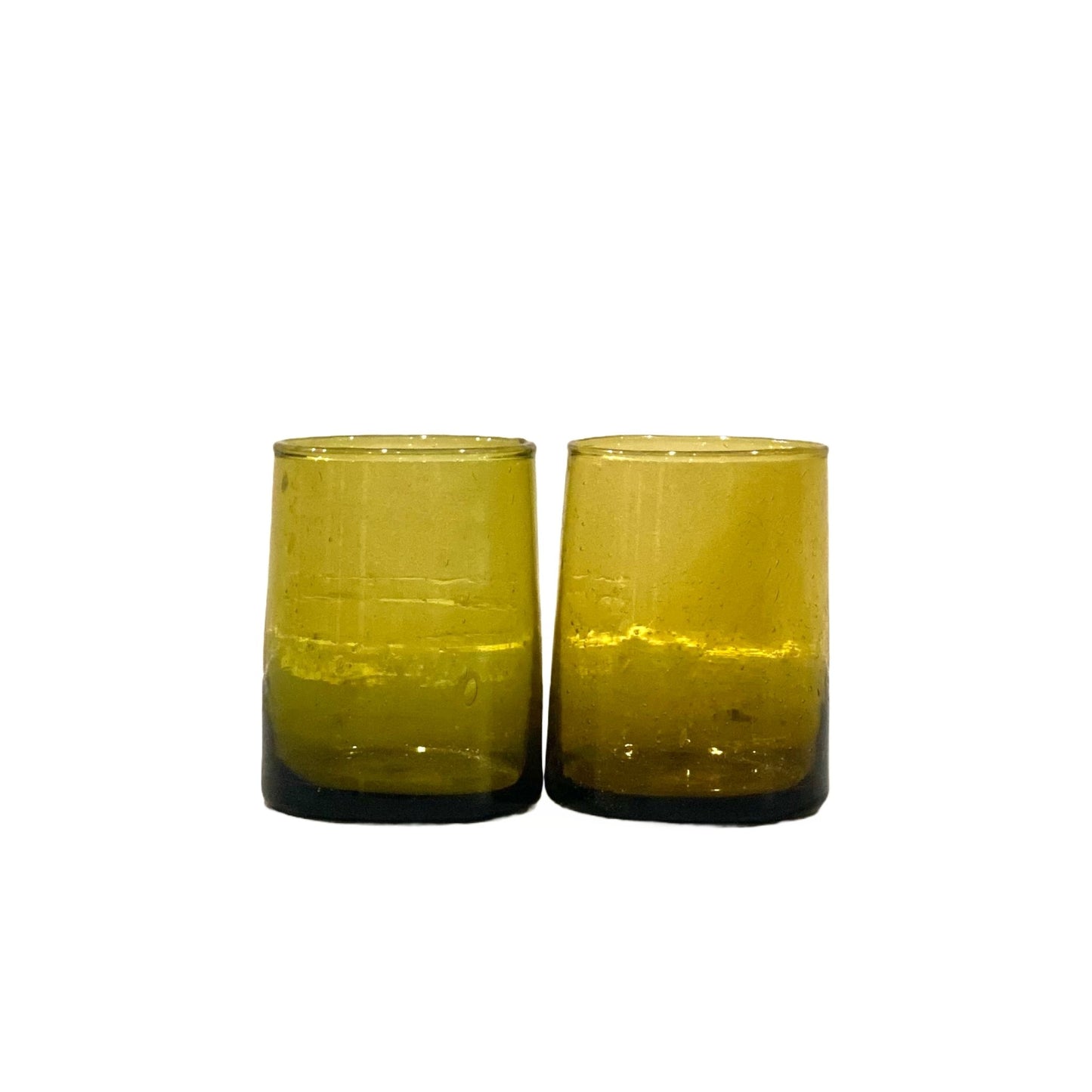 Amber Moroccan Glasses - Set of Two - Bespoke Bar L.A.