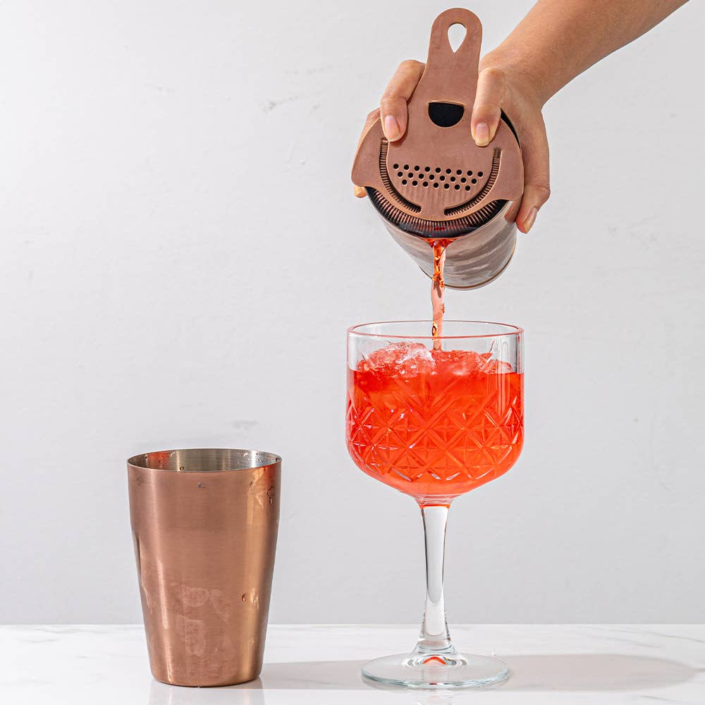 Antique Copper Boston Shaker - Bespoke Bar L.A.