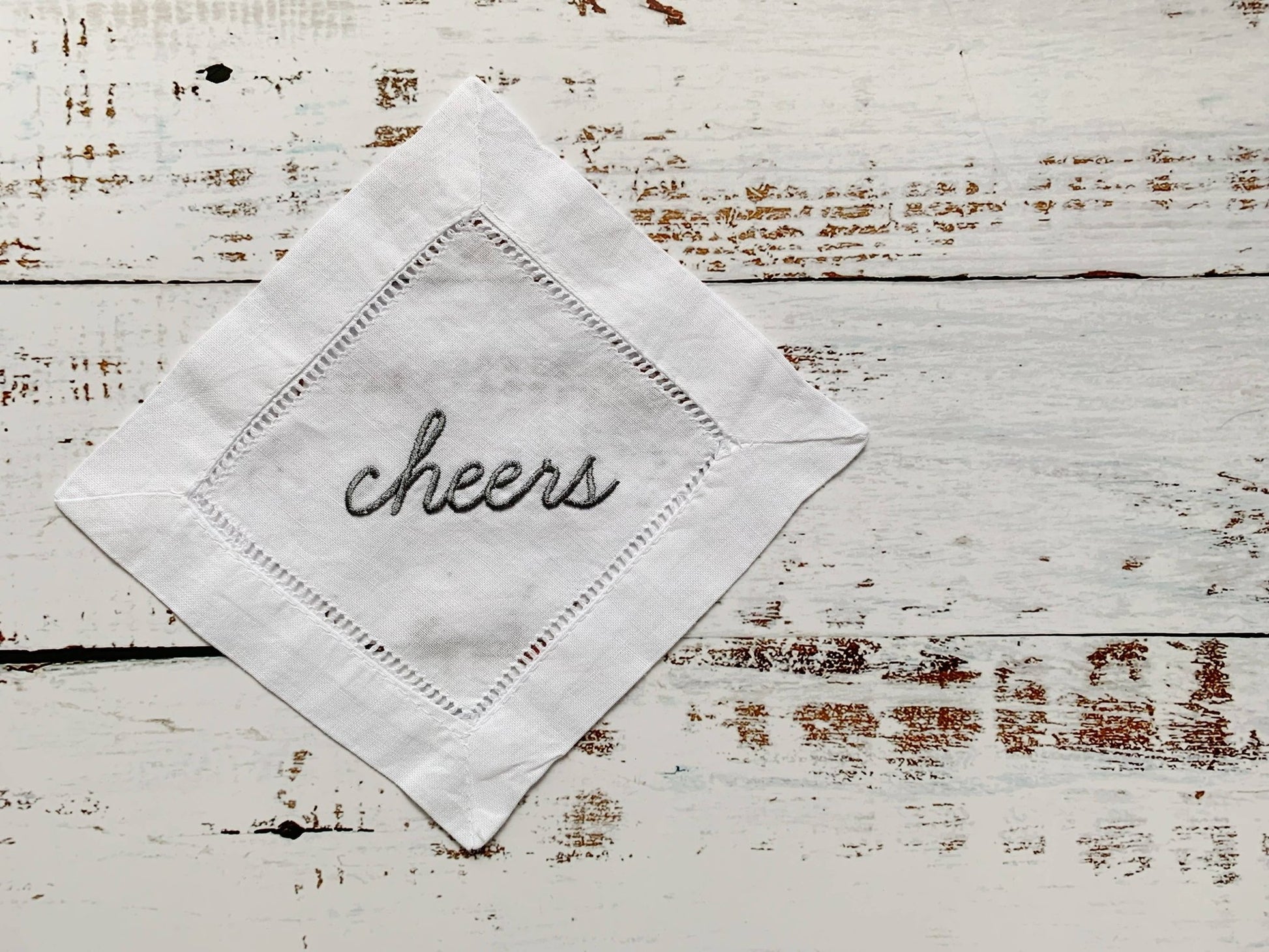 Cheers Cocktail Coasters - Charcoal Grey - Bespoke Bar L.A.