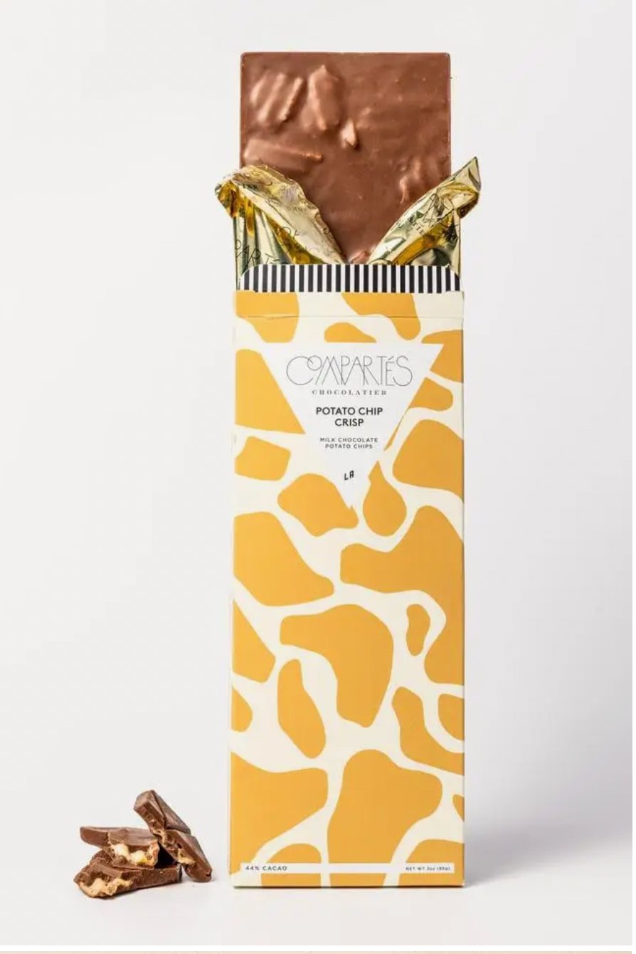 Compartes Potato Chip Crisp Milk Chocolate Bar - Bespoke Bar L.A.