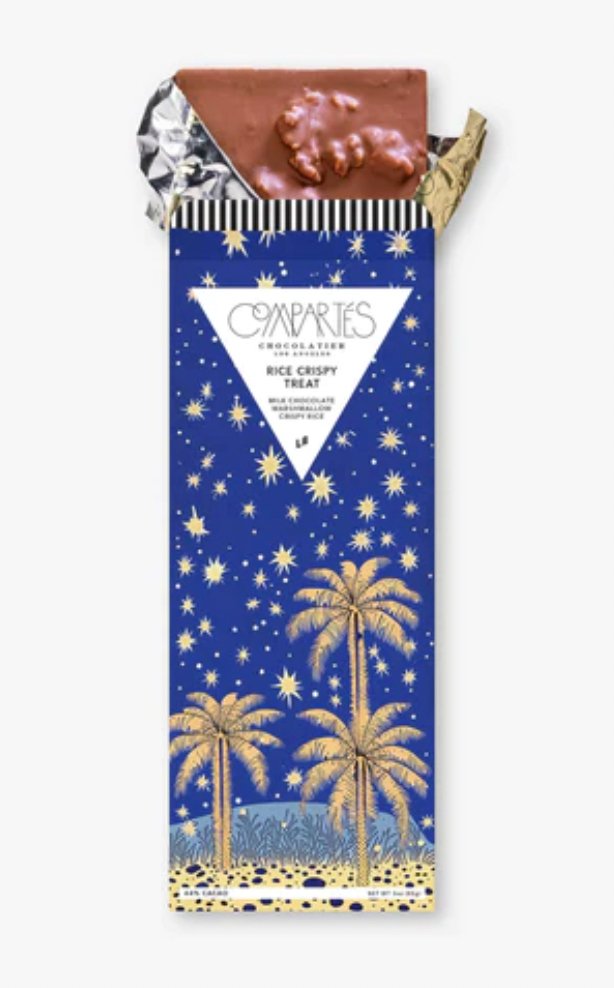 Compartés Rice Crispy Treat Gourmet Chocolate Bar - Bespoke Bar L.A.