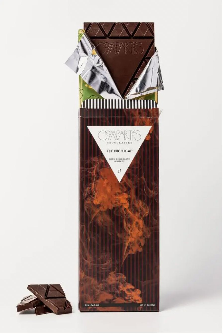 Compartes The Nightcap Whisky Dark Chocolate Bar - Bespoke Bar L.A.