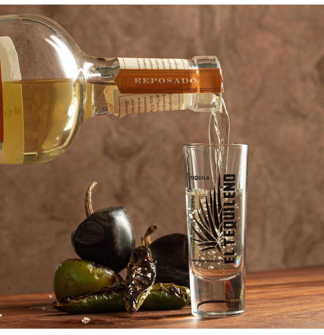 El Tequileno Shot Glass - Bespoke Bar L.A.
