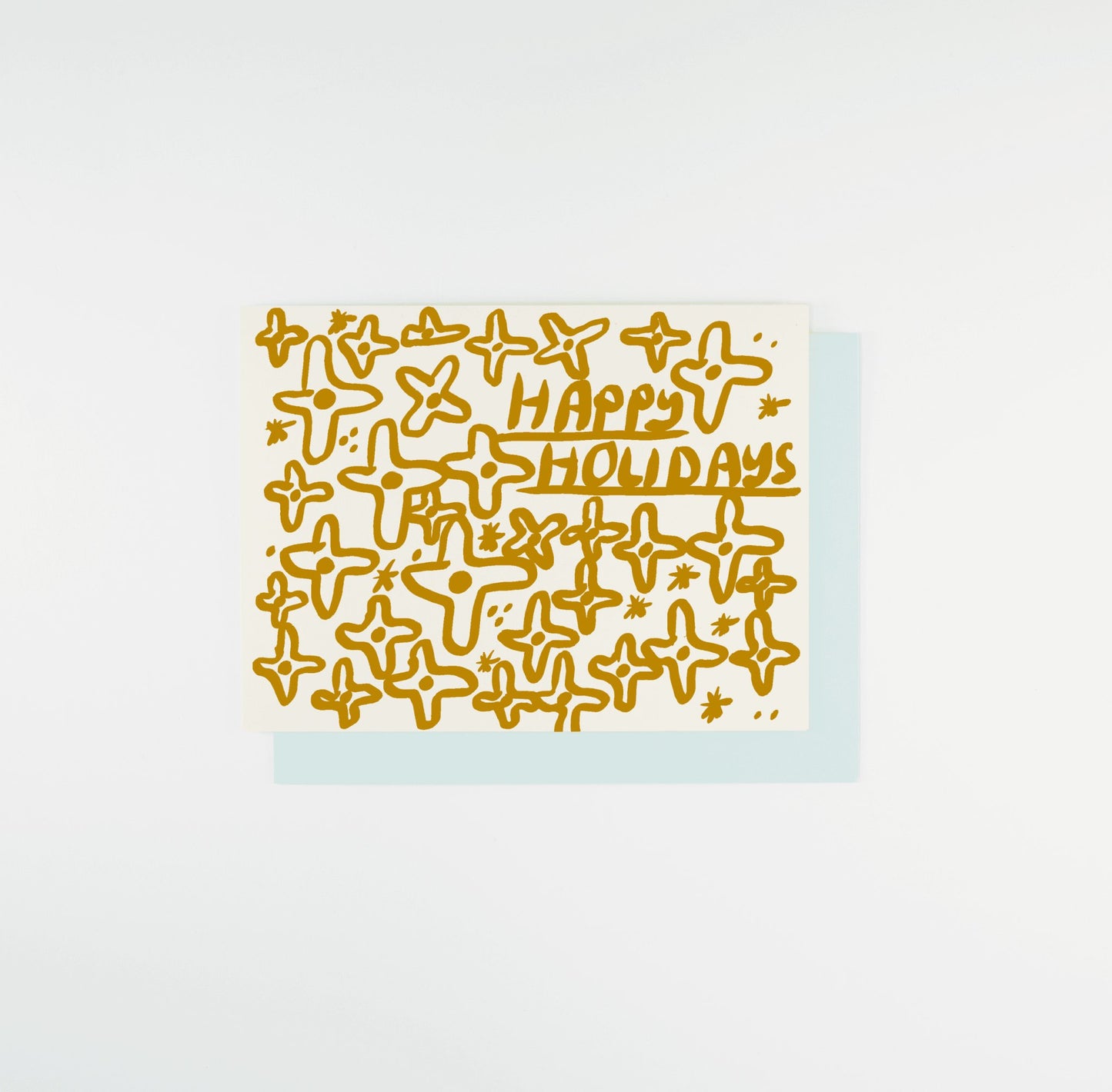 Happy Holiday Stars Holiday Card - Bespoke Bar L.A.