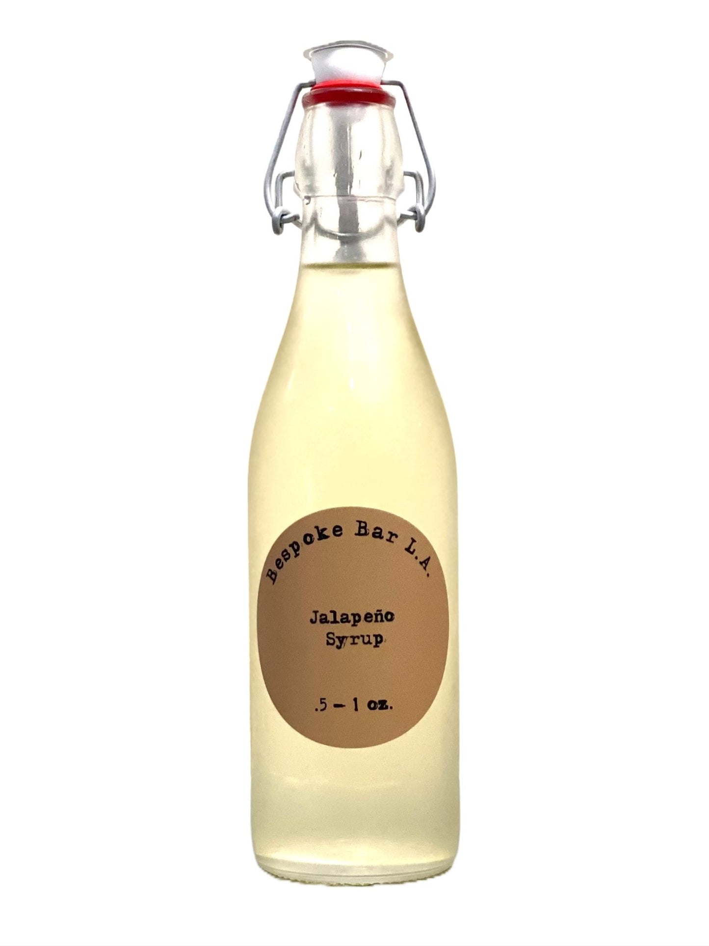 House-Made Jalapeno Syrup - Bespoke Bar L.A.