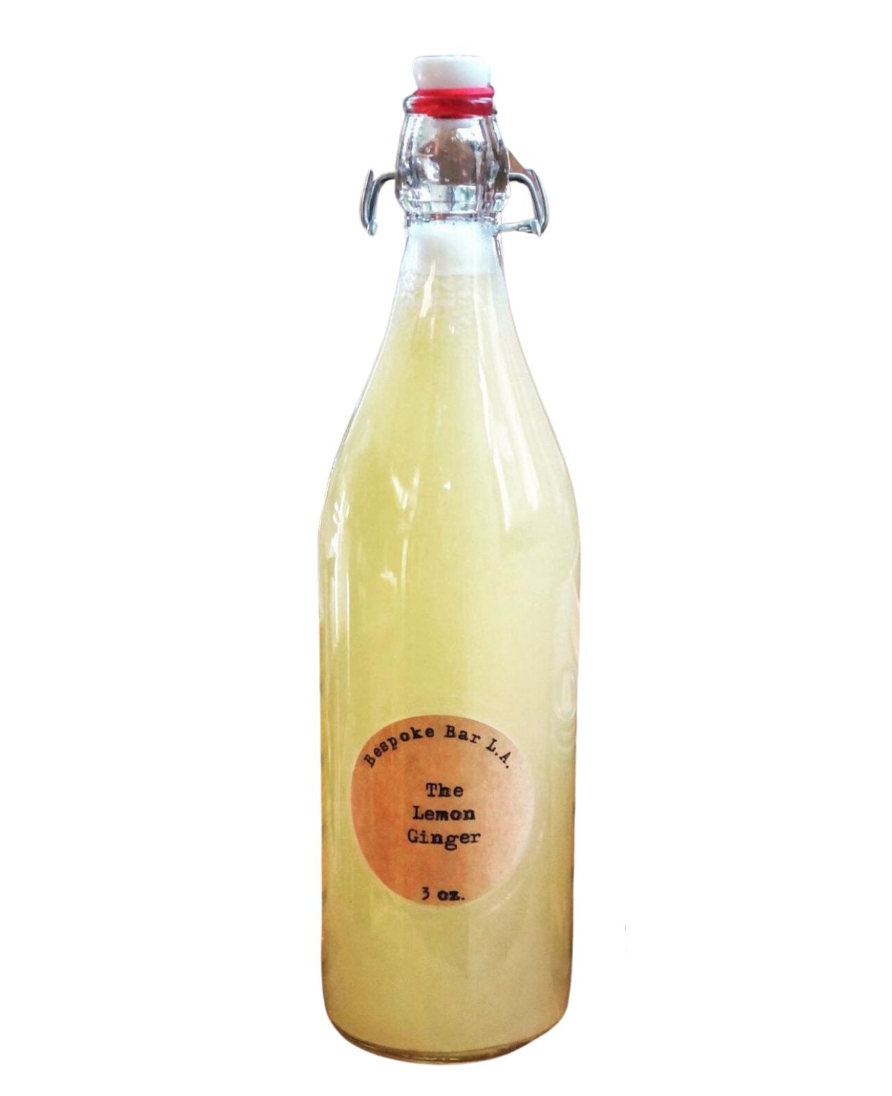 House-Made Lemon Ginger Mix - Bespoke Bar L.A.