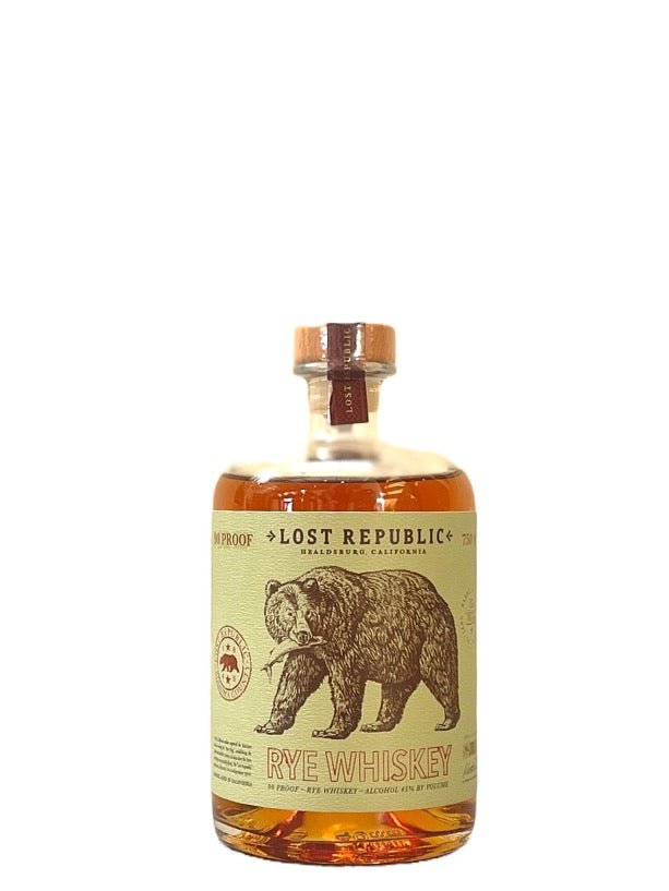 Lost Republic Straight Rye Whiskey - Bespoke Bar L.A.