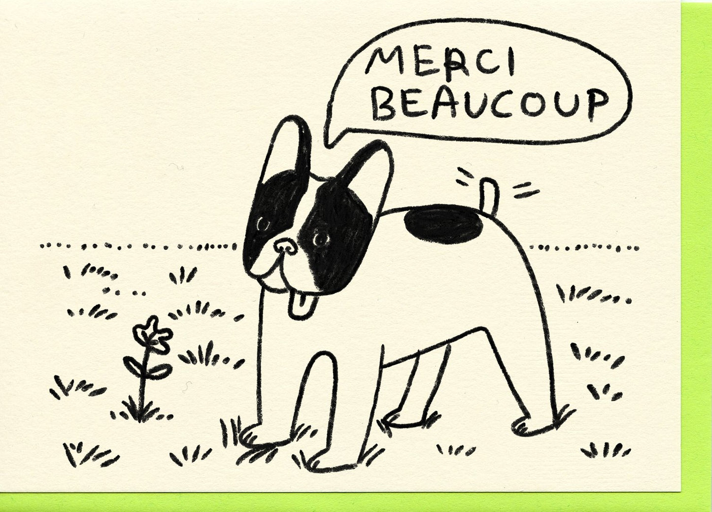 Merci Beaucoup Card - Bespoke Bar L.A.