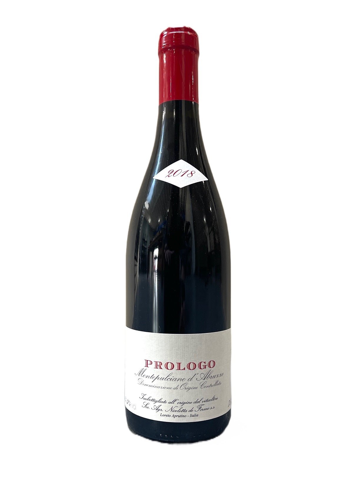 Montepulciano d'Abruzzo Prologo 2018 - Bespoke Bar L.A.