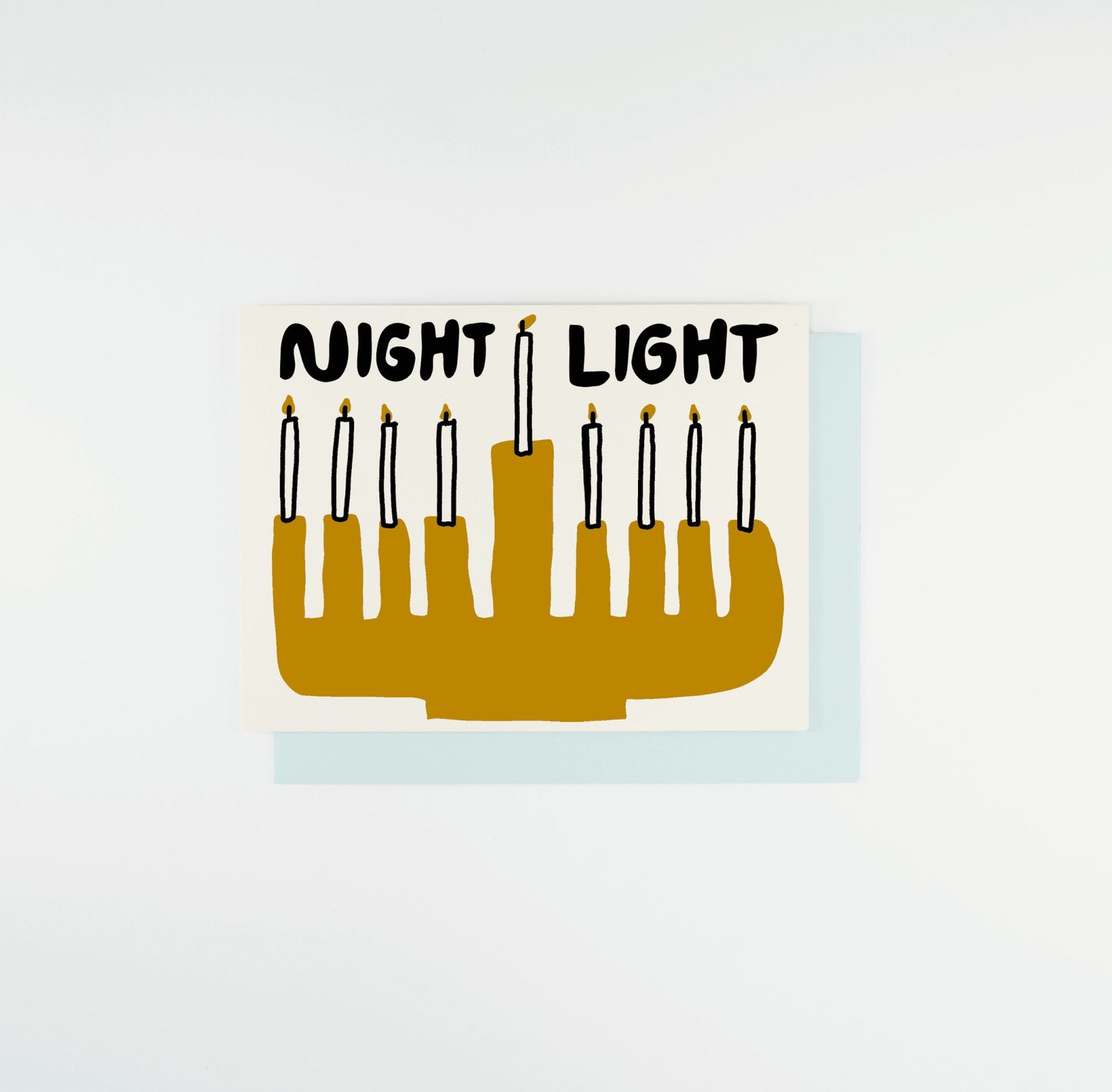 Night Light Hanukah Card - Bespoke Bar L.A.