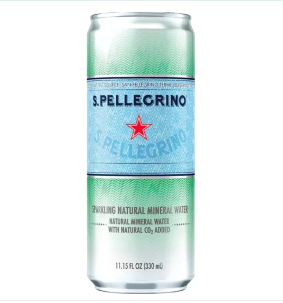 SanPellegrino Sparkling Natural Mineral Water Can - Bespoke Bar L.A.