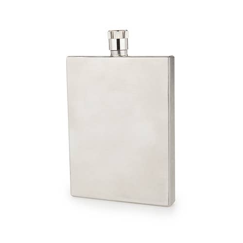 Slim Stainless Steel Flask - Bespoke Bar L.A.