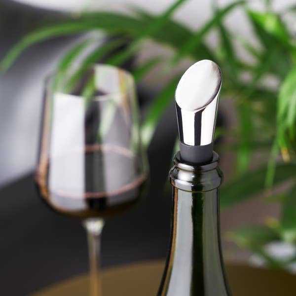 Stainless Steel Heavyweight Bottle Stopper - Bespoke Bar L.A.