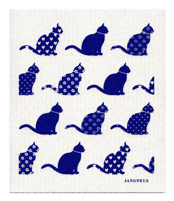 Swedish Dishcloth - Cats - Bespoke Bar L.A.