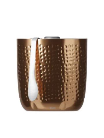 Swell Metallic Ice Bucket + Tongs - Bespoke Bar L.A.