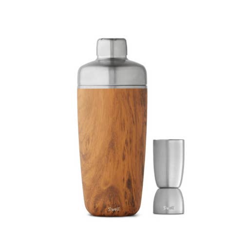 Teakwood Shaker Set with Jigger - Bespoke Bar L.A.
