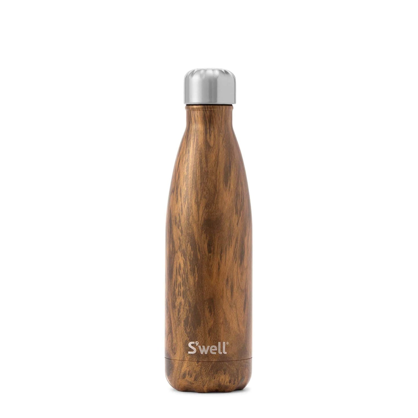Teakwood Stainless Steel Water Bottle - Bespoke Bar L.A.