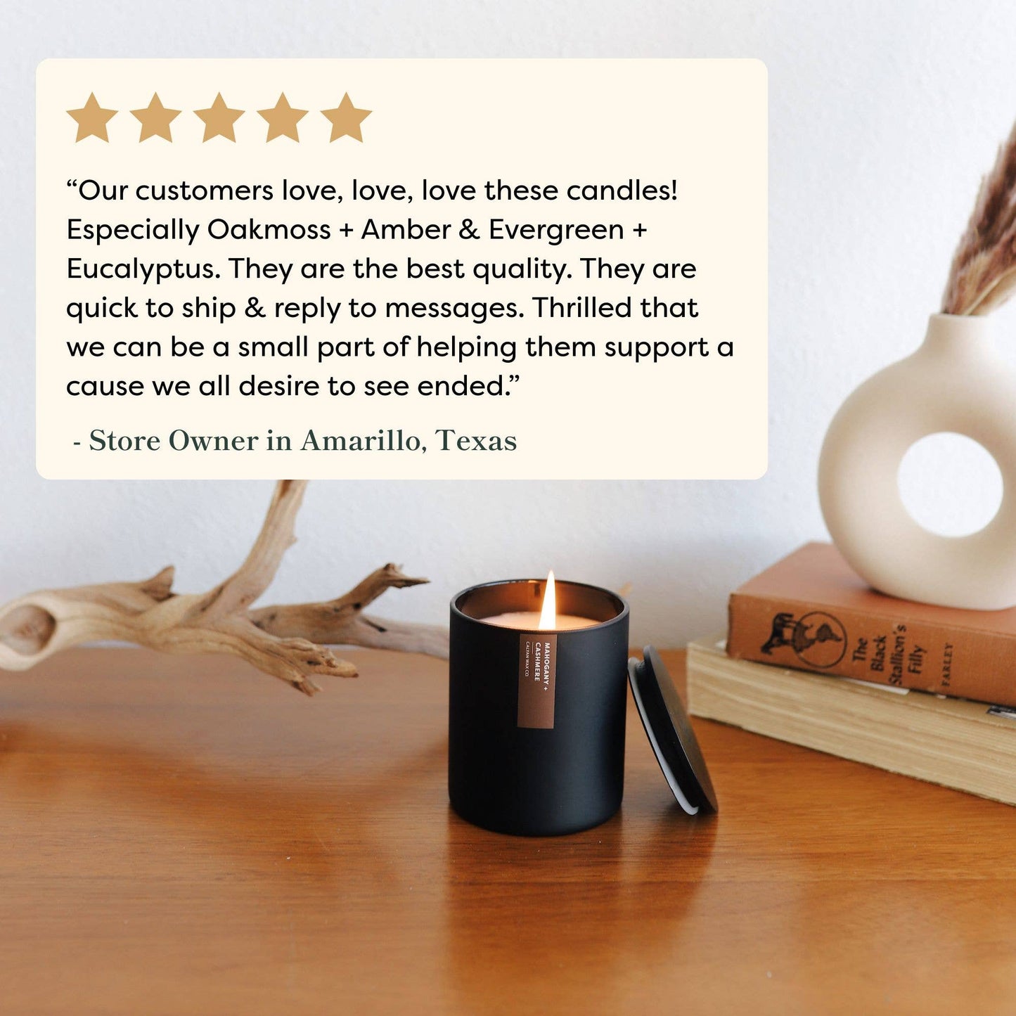 Vetiver + Tonka Candle