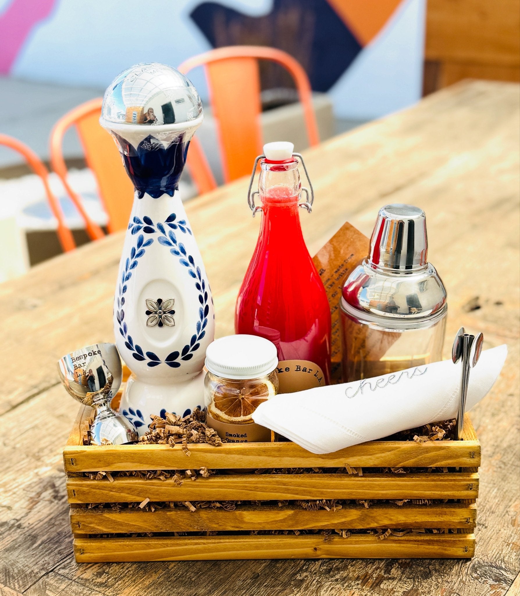 Blood Orange Clase Azul Crystal Shaker Box - Bespoke Bar L.A.