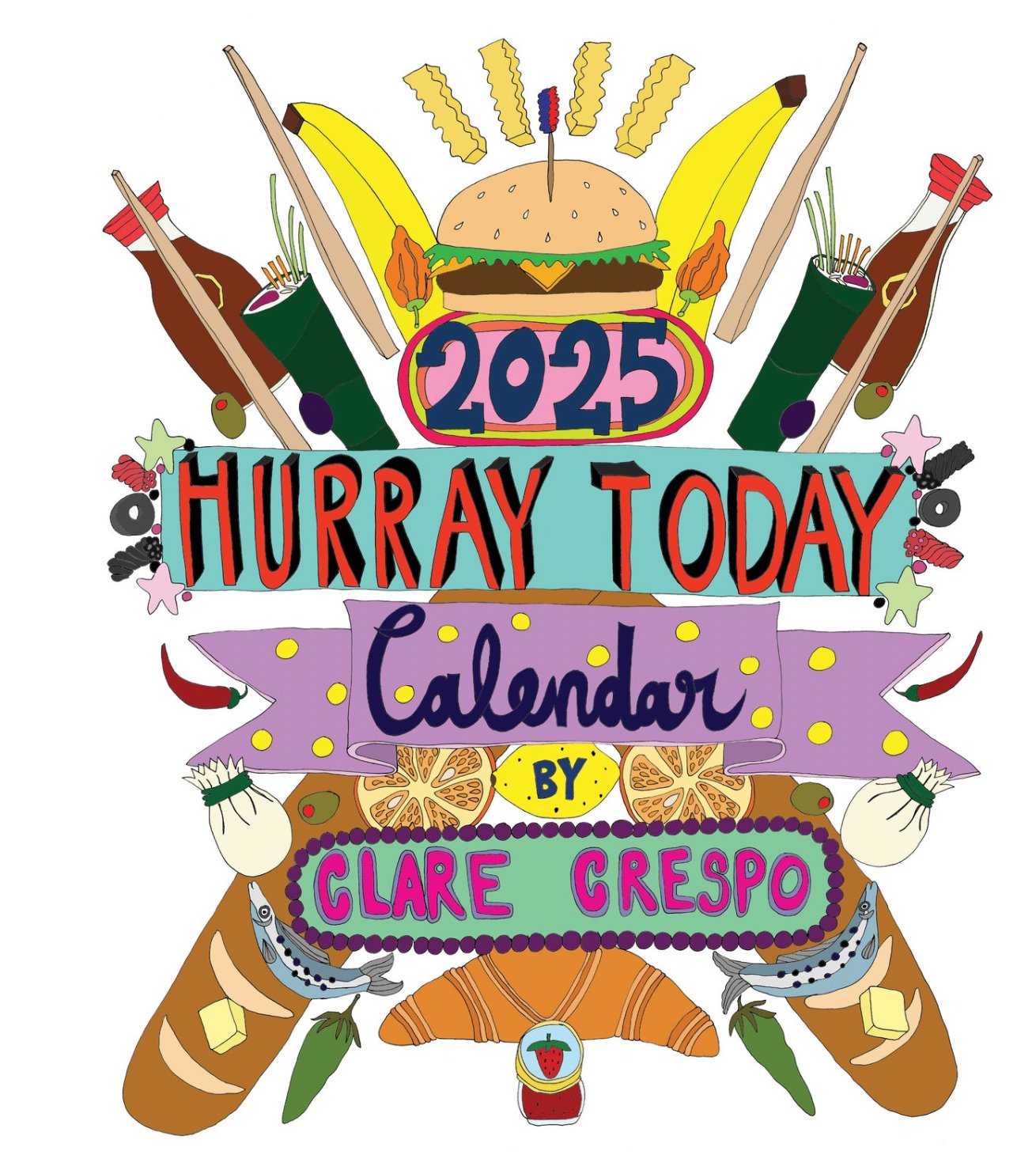 Clare Crespo 2025 Calendar - Bespoke Bar L.A.