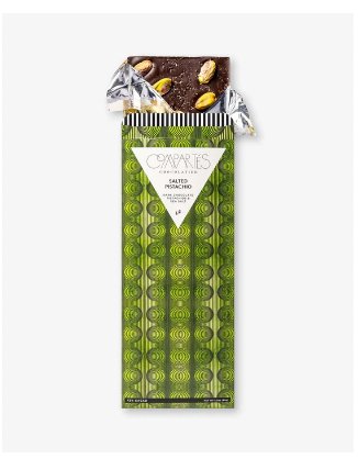 Compartes Salted Pistachio Dark Chocolate Bar - Bespoke Bar L.A.