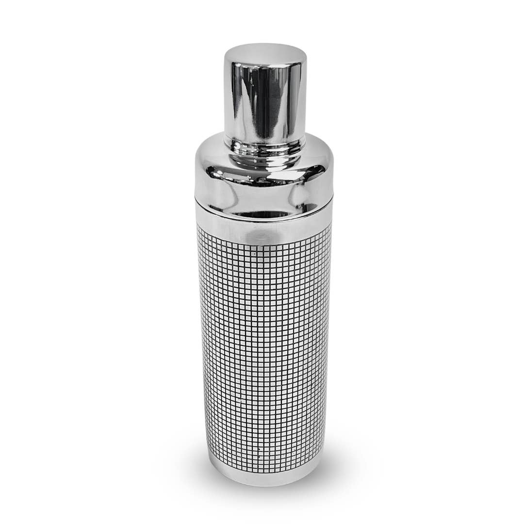 Etched Stainless Steel Cocktail Shaker - Bespoke Bar L.A.