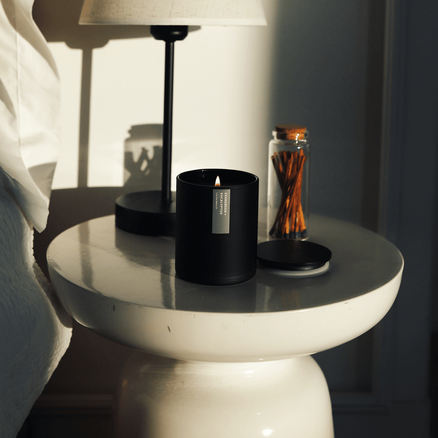 Evergreen + Eucalyptus Soy Candle - Bespoke Bar L.A.