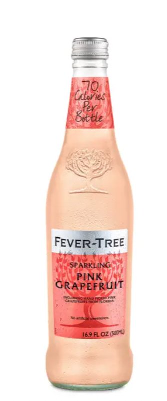 Fever Tree Premium Pink Grapefruit Glass Bottle - Bespoke Bar L.A.