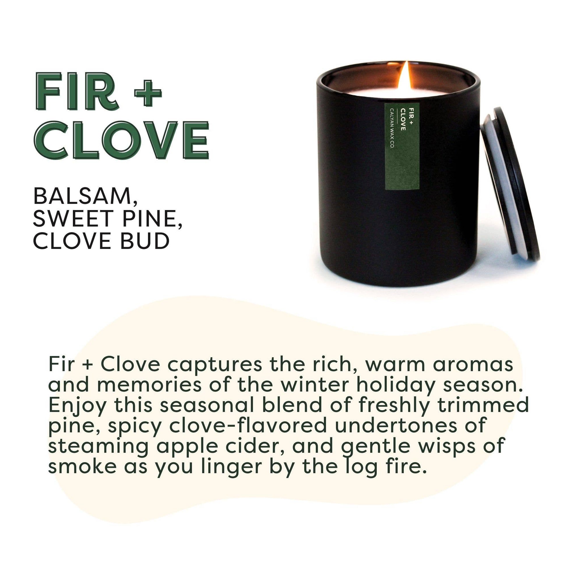 Fir + Clove Soy Candle - Bespoke Bar L.A.