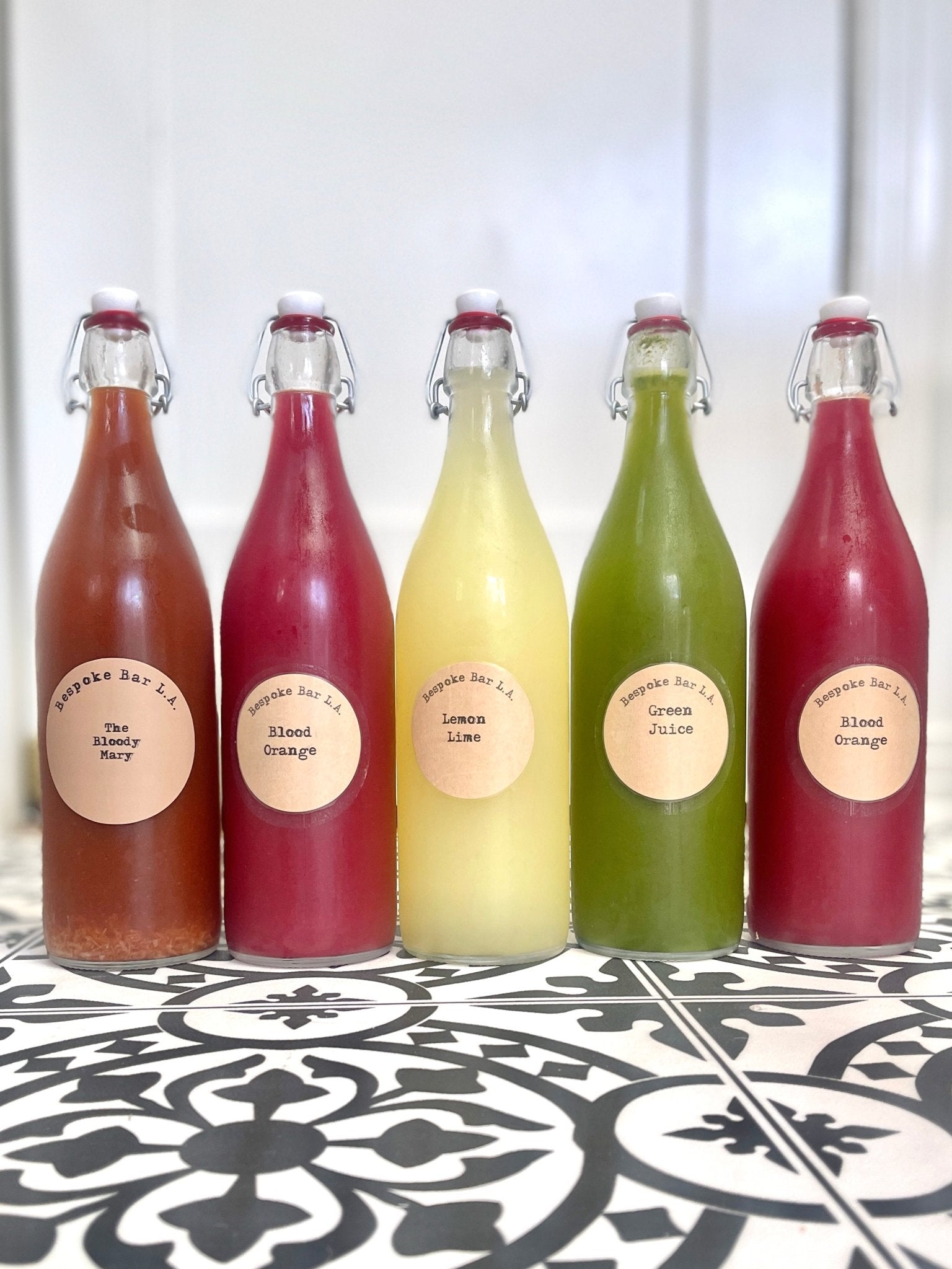 Freshly Squeezed Blood Orange Juice - Bespoke Bar L.A.