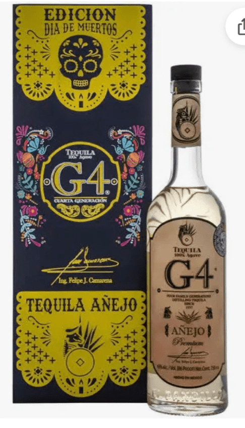 G4 Tequila Anejo Dia De Muertos Edition - Bespoke Bar L.A.