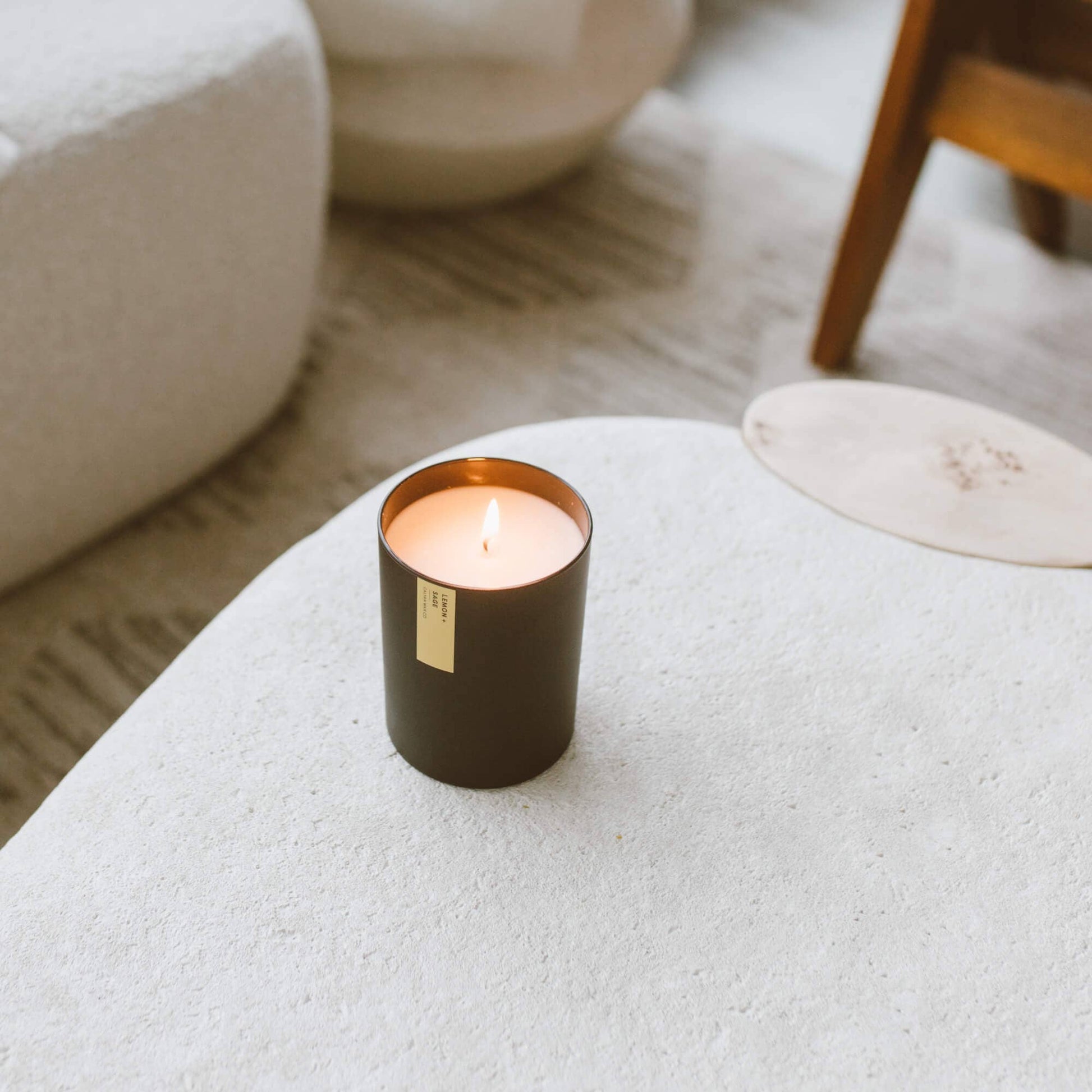 Lemon + Sage Soy Candle - Bespoke Bar L.A.