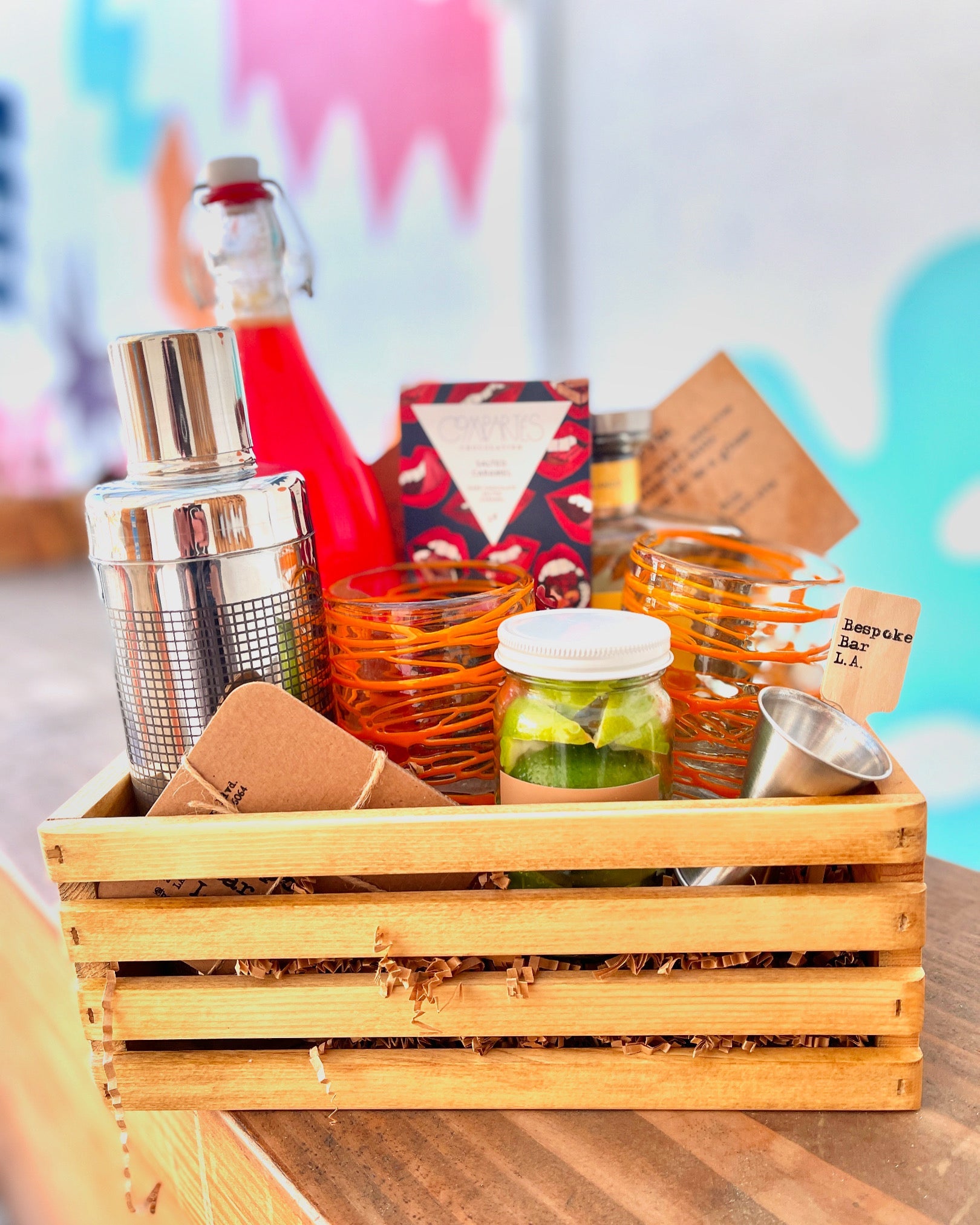 The Blood Orange Swirl Box - Bespoke Bar L.A.
