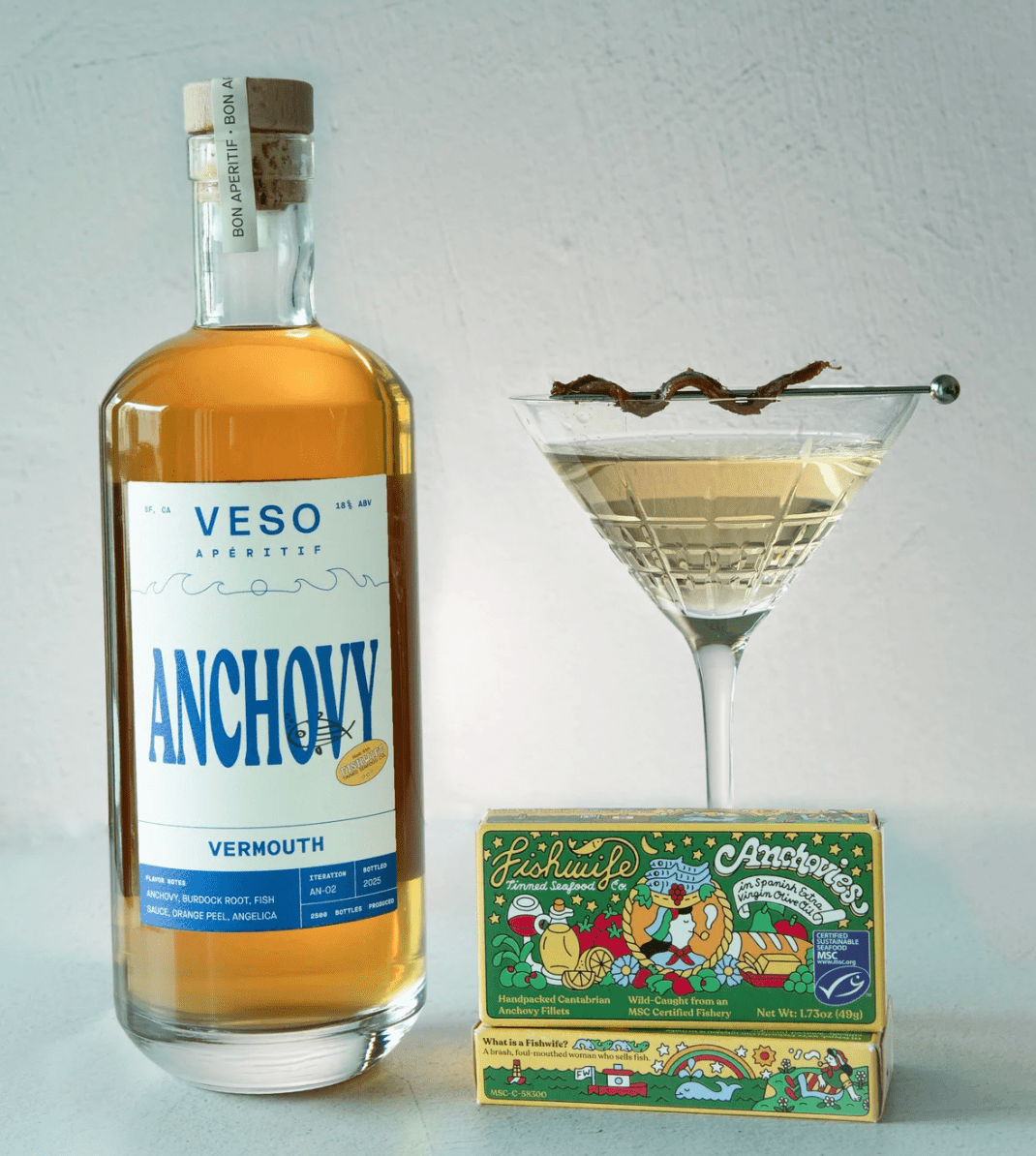 Veso Anchovy Vermouth - Bespoke Bar L.A.