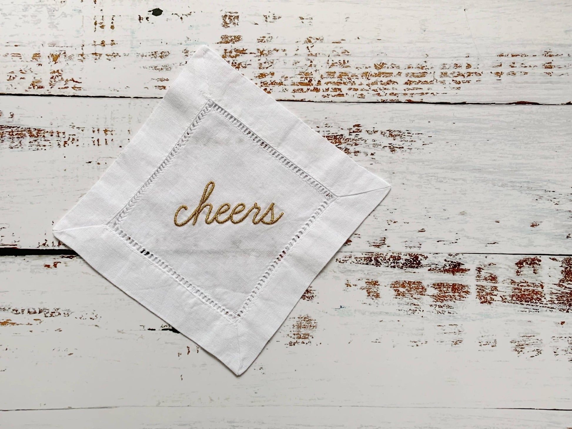 Cheers Cocktail Coasters - Gold - Bespoke Bar L.A.