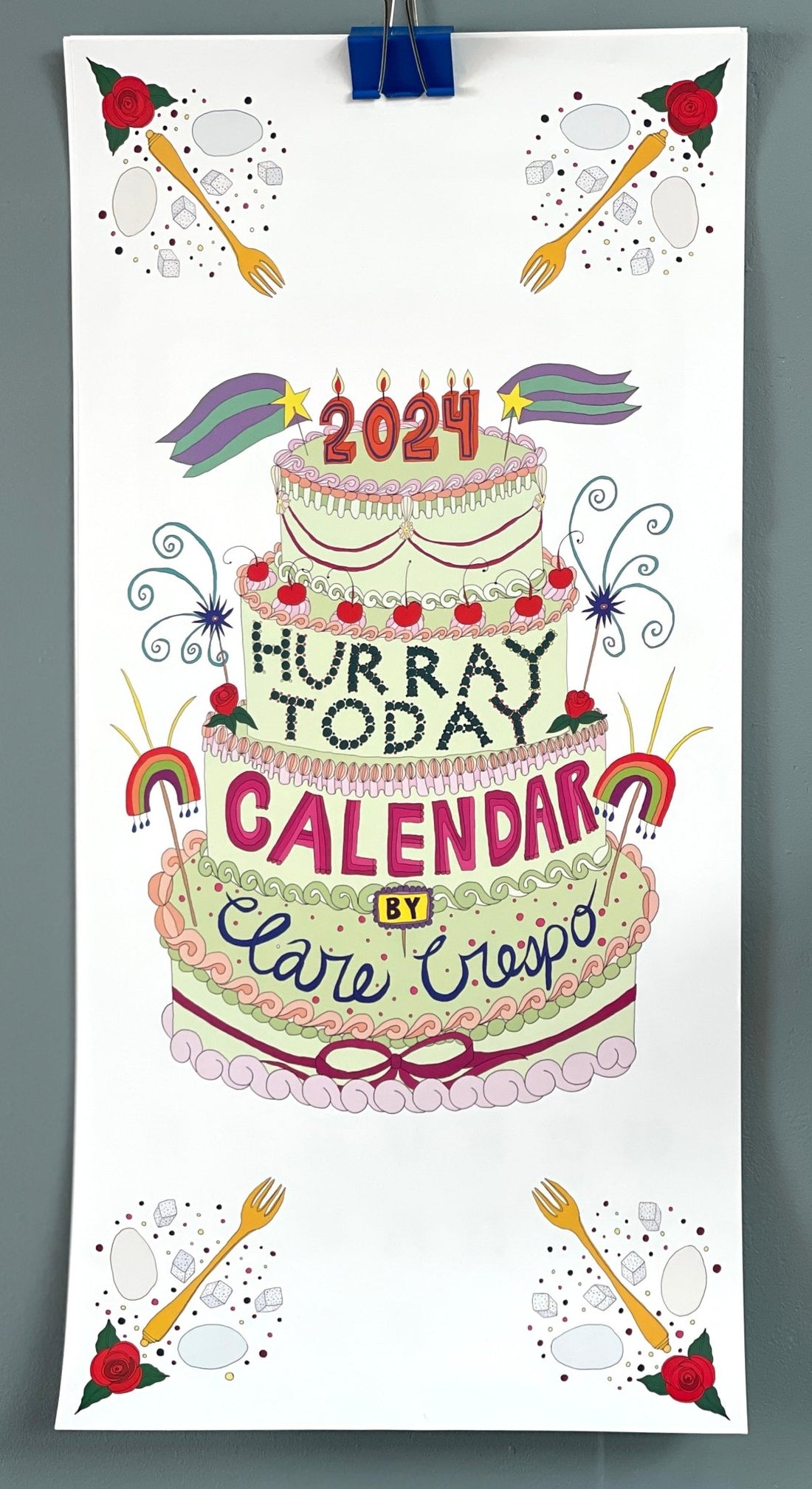 Clare Crespo 2024 Calendar Bespoke Bar L.A.