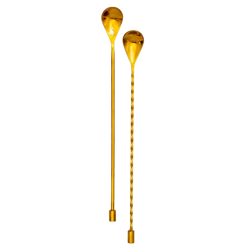 Gold Bar Spoons Combo - Set of 2 - Bespoke Bar L.A.