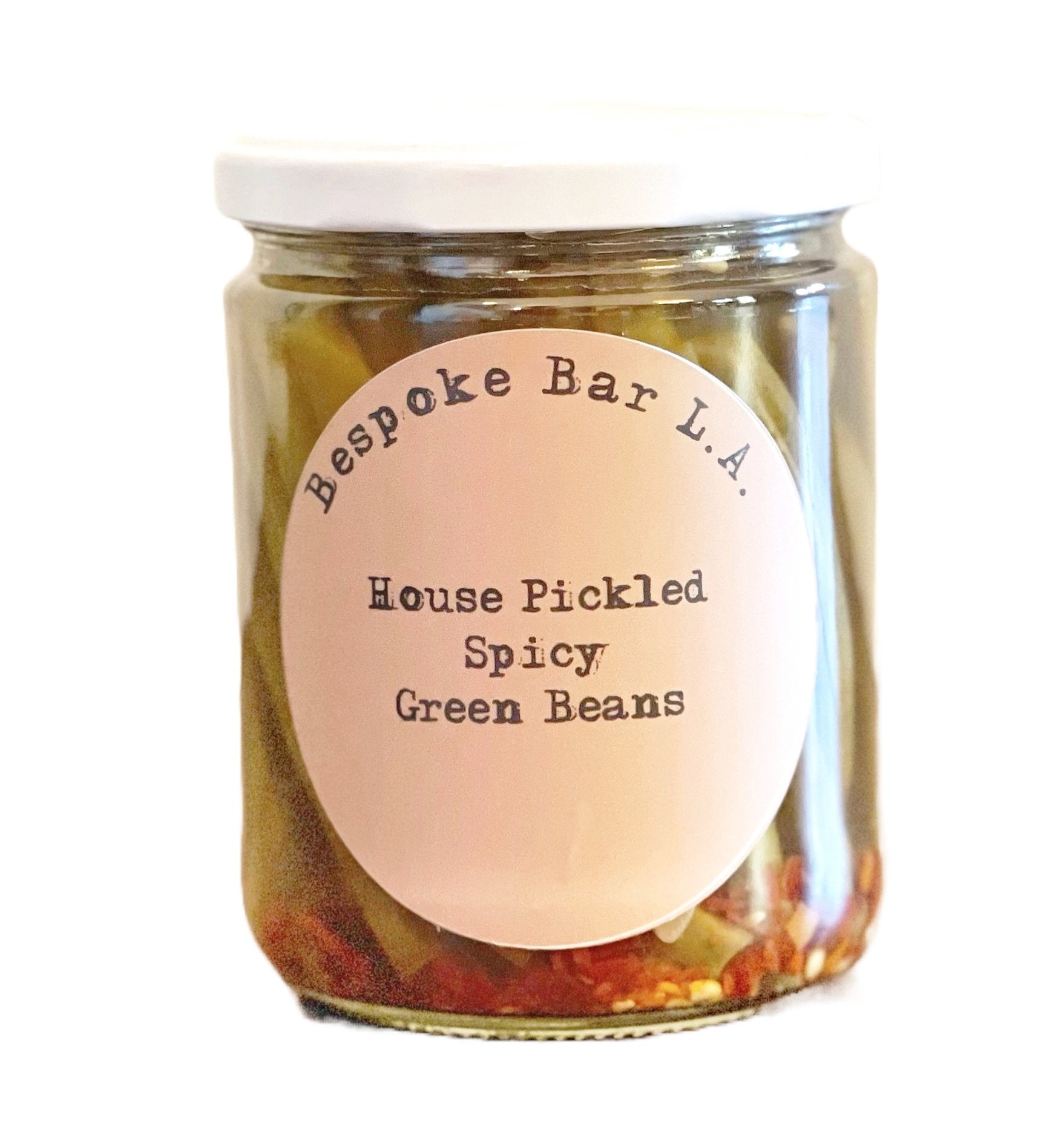 House-Pickled Spicy Green Beans - Bespoke Bar L.A.