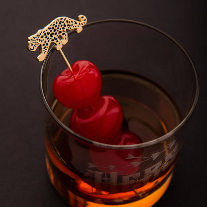 Leopard Cocktail Picks Sticks - Bespoke Bar L.A.