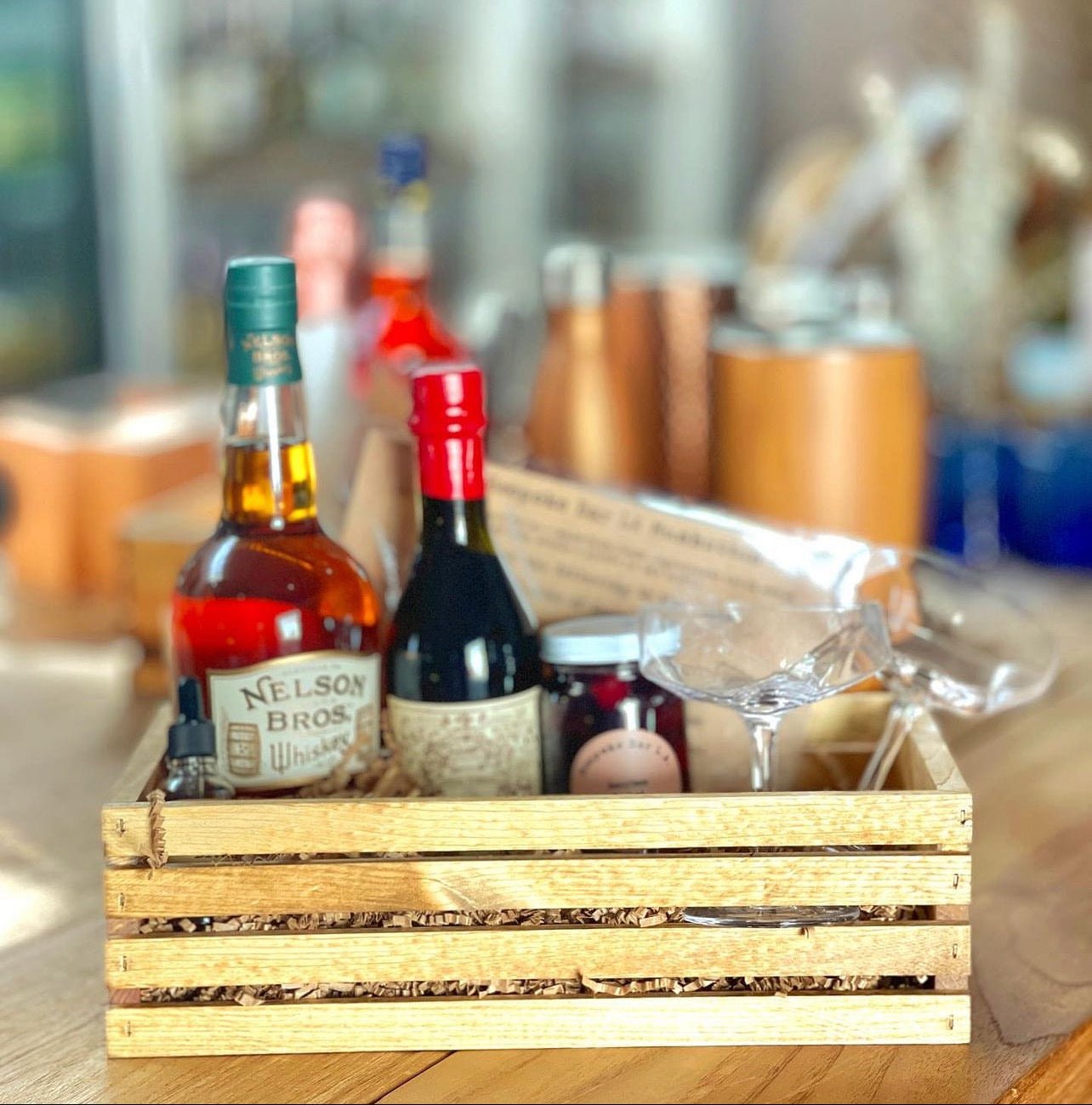 Manhattan Box with Nelson Brothers Reserve - Bespoke Bar L.A.