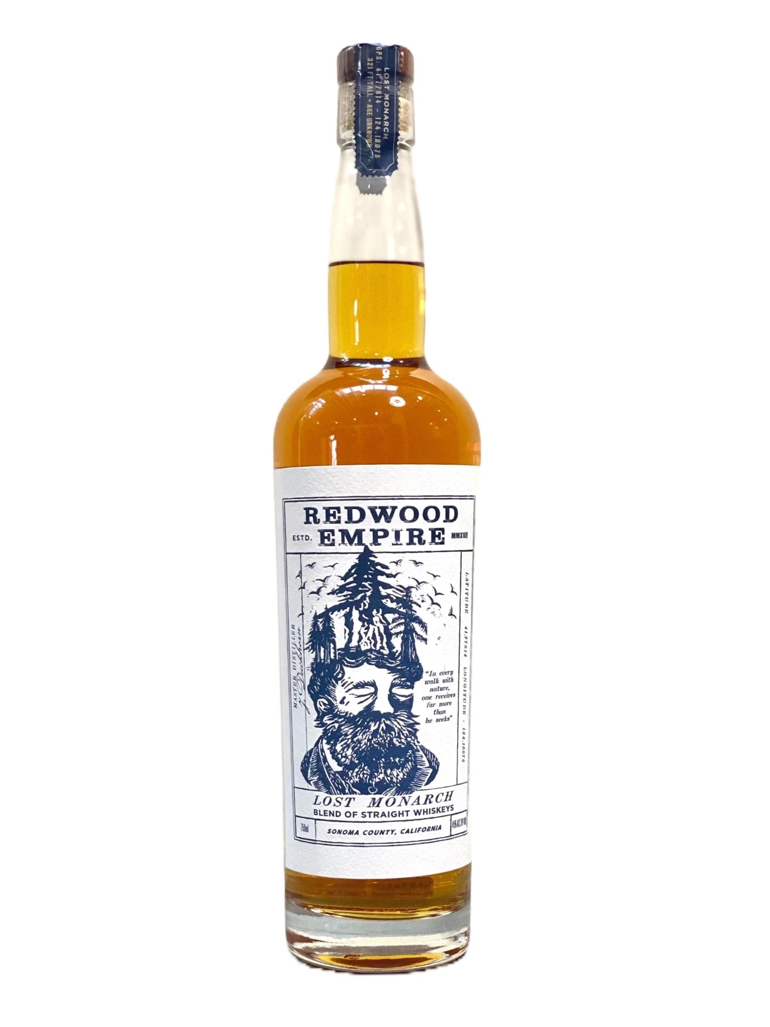 Redwood Empire Lost Monarch Blend American Whiskey - Bespoke Bar L.A.