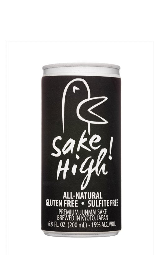Sake High! Premium Junmai Sake - Bespoke Bar L.A.