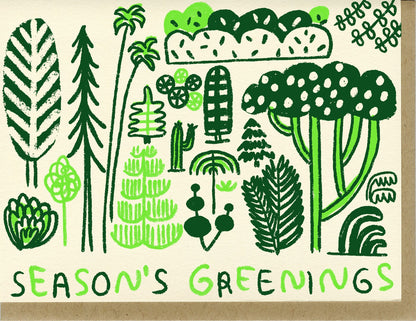 Seasons Greenings Card - Bespoke Bar L.A.