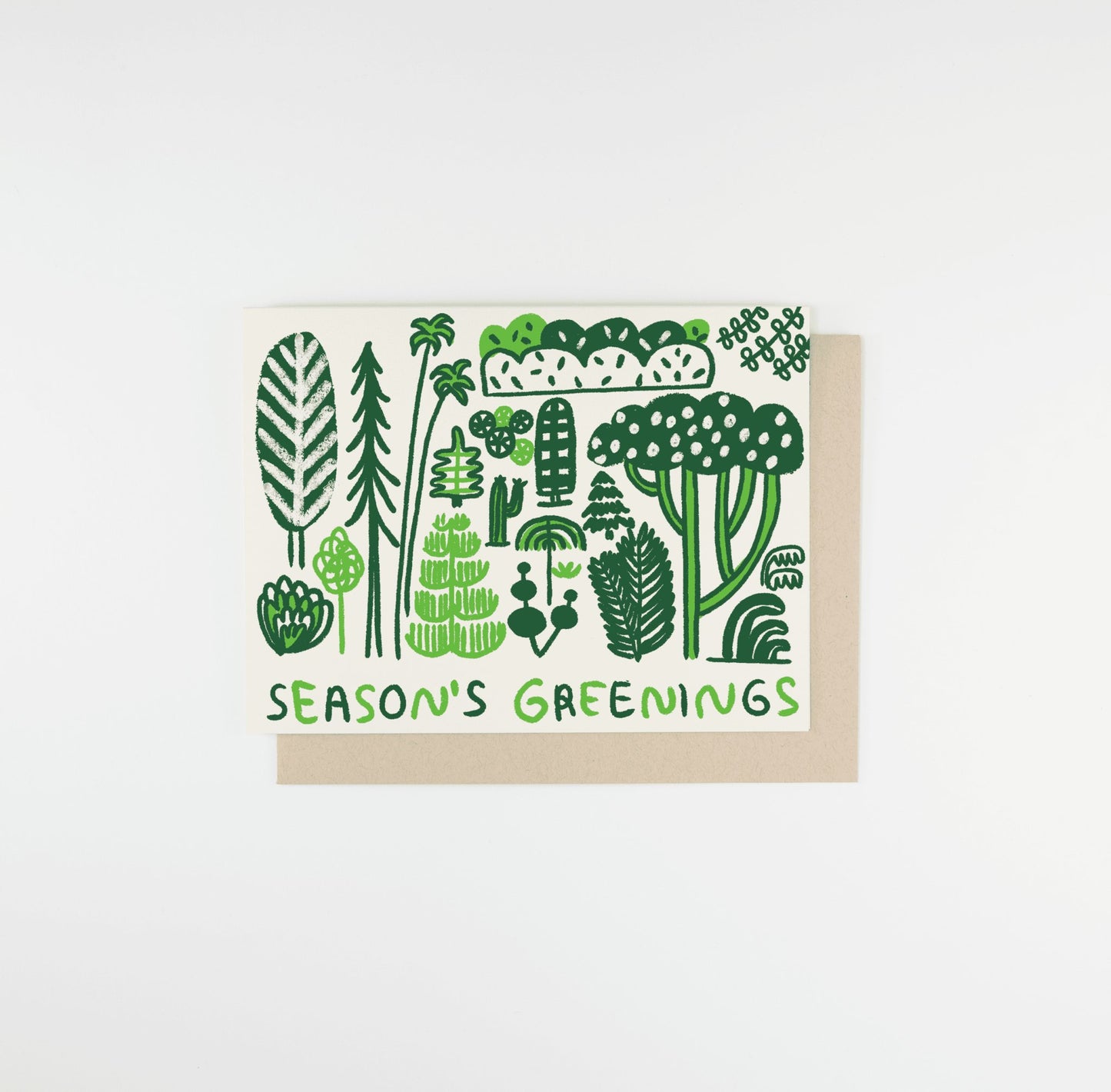 Seasons Greenings Card - Bespoke Bar L.A.