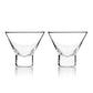 Stemless Martini Glasses- Set of Two - Bespoke Bar L.A.