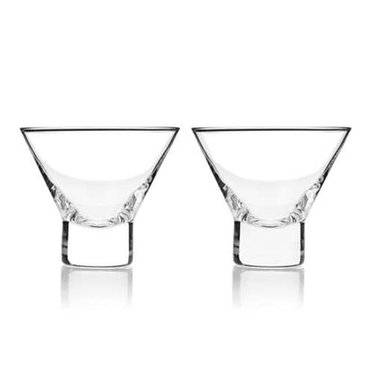 Stemless Martini Glasses- Set of Two - Bespoke Bar L.A.