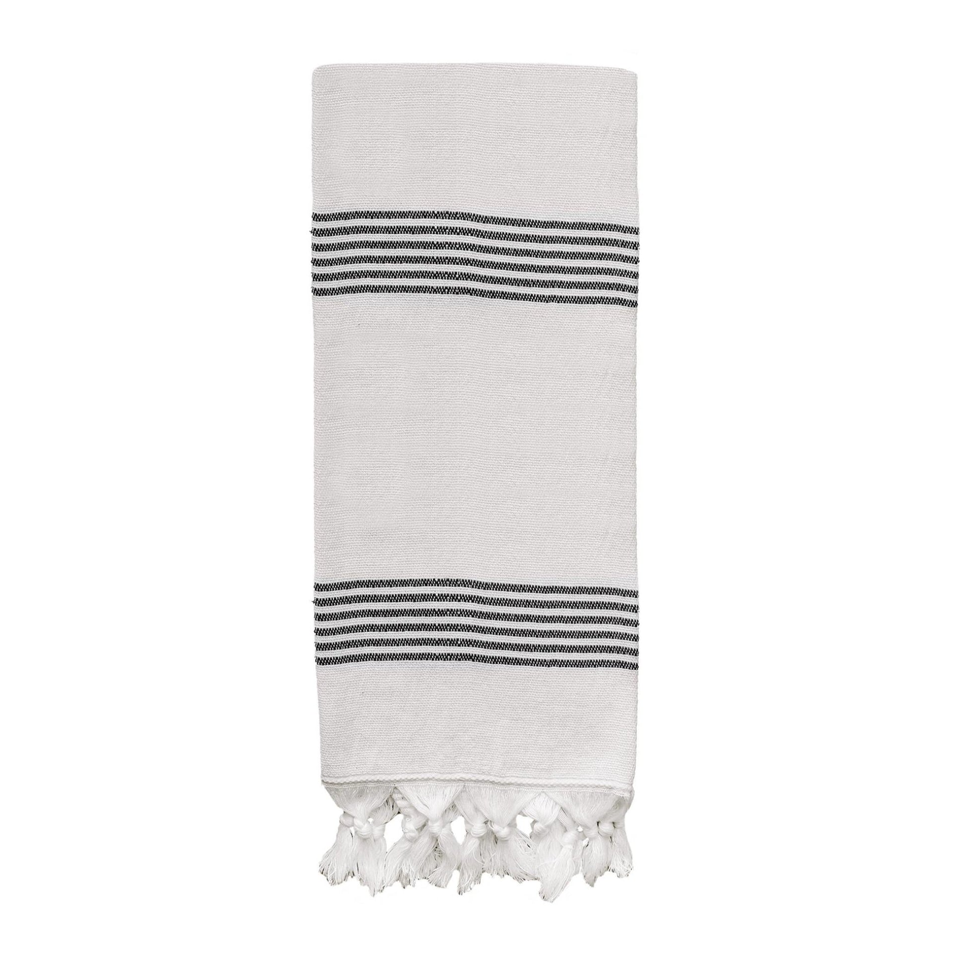 Turkish Hand Towels Pestemal Black